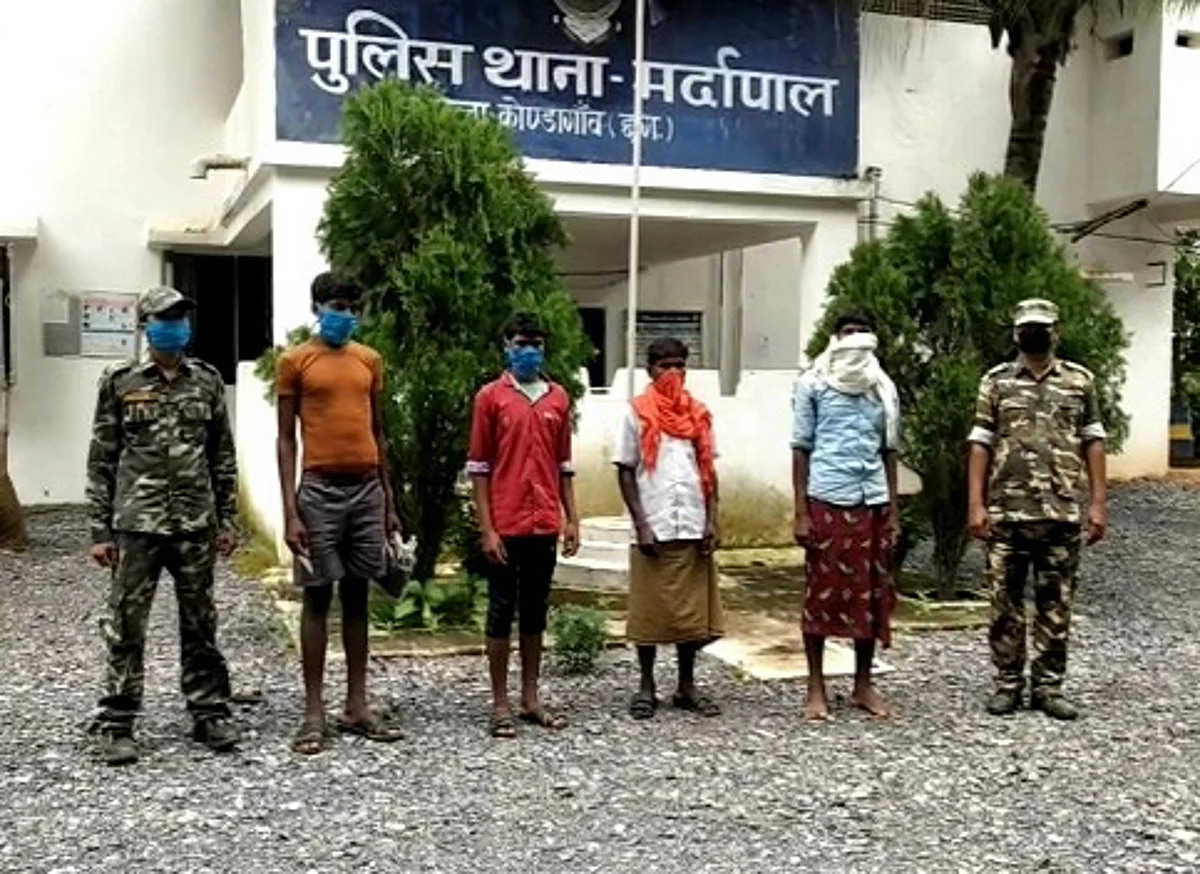 हत्या के फरार चार आरोपित गिरफ्तार