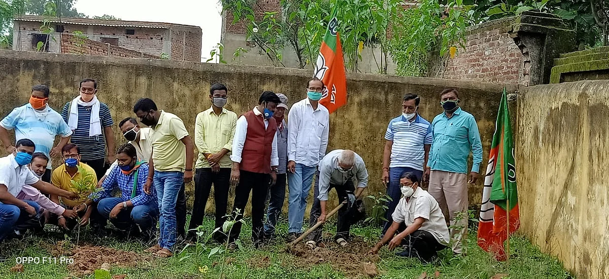 तीन दिनों में एक हजार पौधे लगायें जाएंगे : अनुप चंद्र