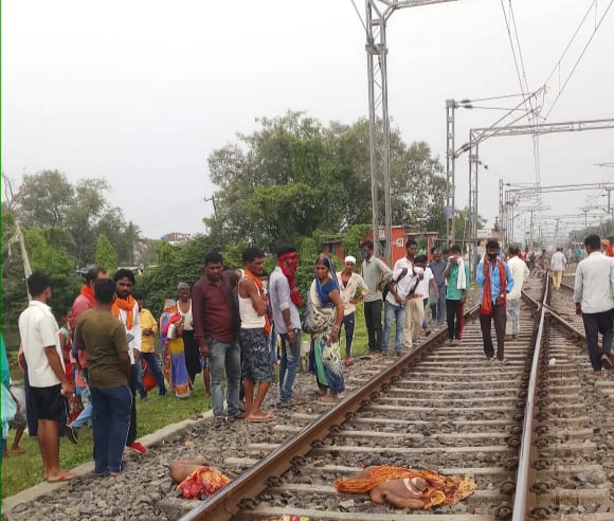 मालगाड़ी से कटकर अज्ञात महिला की मौत