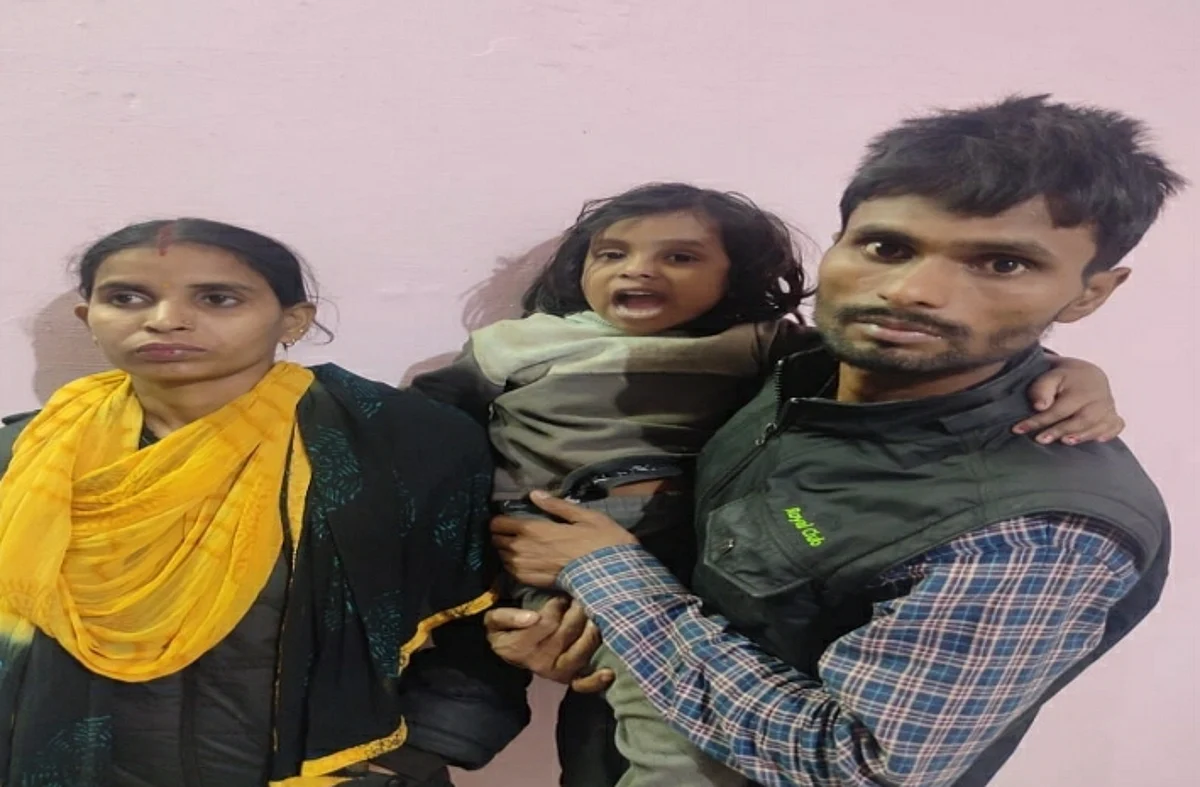 भिवाड़ी पुलिस की 5 घण्टे की मुस्तैदी ने लापता चार साल की अनन्या को माता-पिता से मिलाया