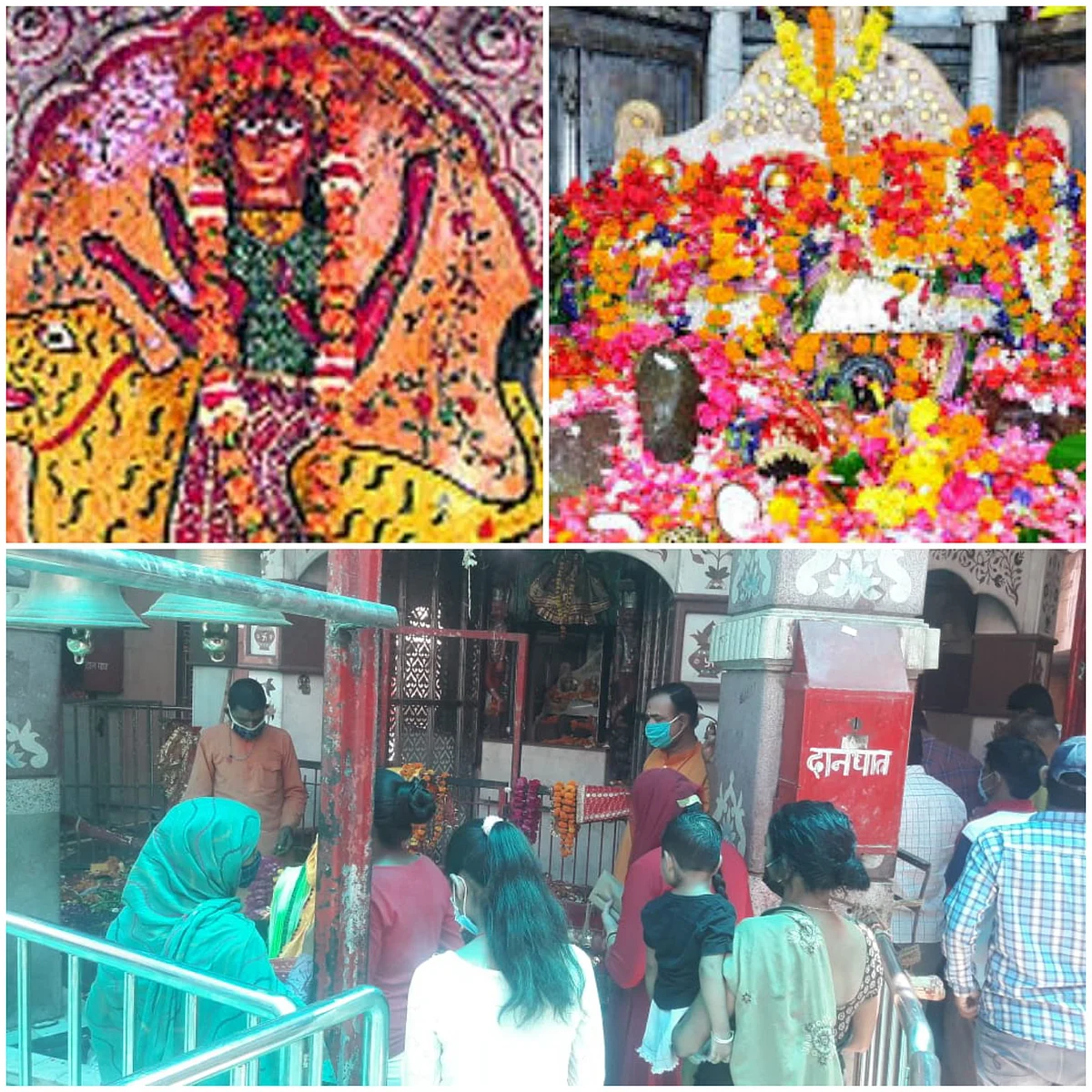 चैत्र नवरात्र : घरों में मां ब्रह्माचारिणी की पूजा कर भक्तों ने मांगा आशीर्वाद, मंदिरों की रौनक रही फीकी