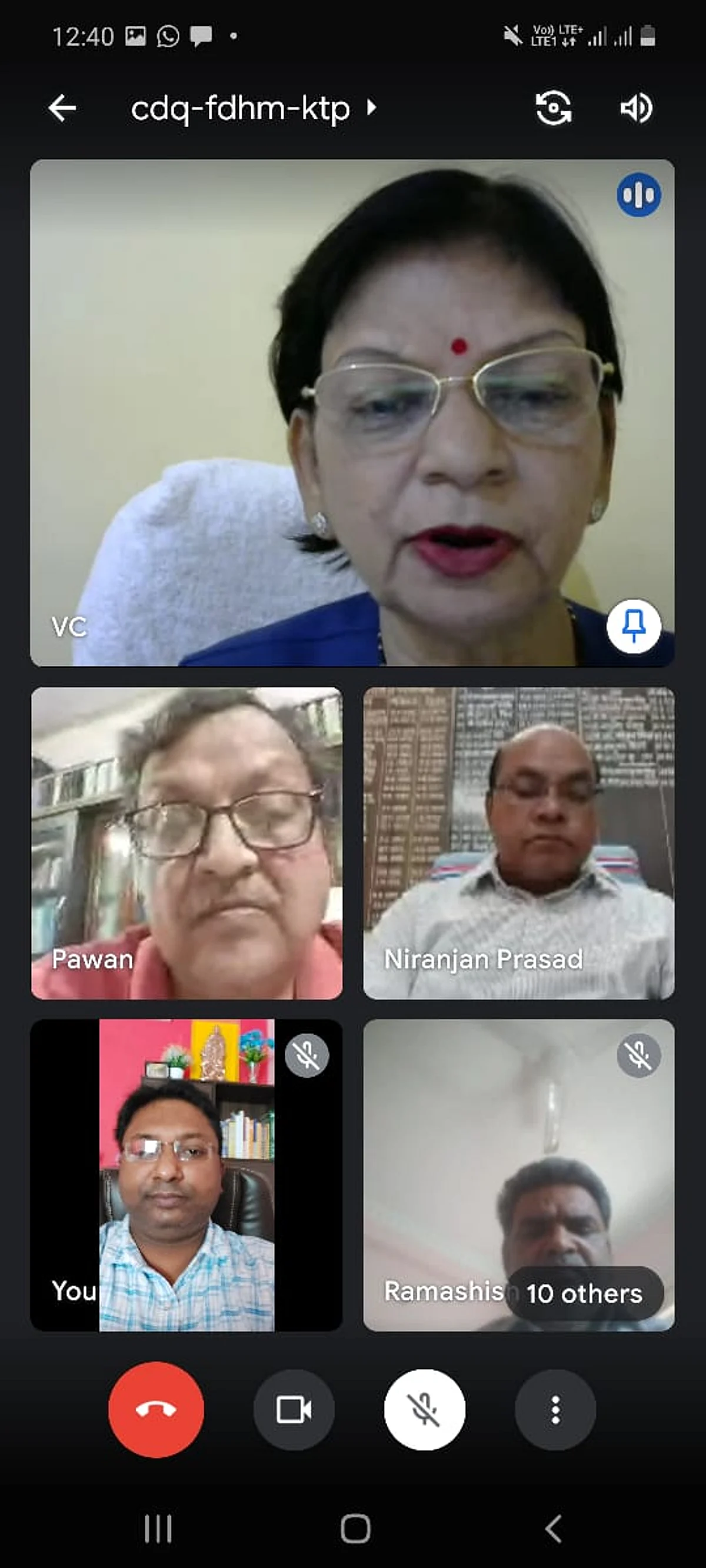 टीएमबीयू कुलपति ने की चार पीजी विभागों के हेड और शिक्षकों के साथ ऑनलाइन मीटिंग