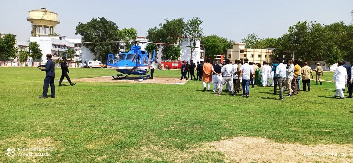 कोरोना काल में दूसरी बार कानपुर पहुंचे मुख्यमंत्री योगी आदित्यनाथ, तीसरी लहर की करेंगे समीक्षा
