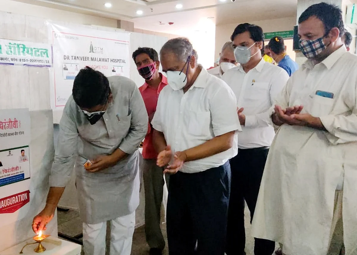 उच्च शिक्षामंत्री भाटी ने कोरोना मरीजों की पूछी कुशलक्षेम, स्वास्थ्य सेवाओं में कमी नहीं आने की बात कही