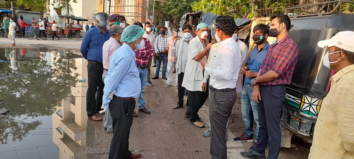 आक्सीजन प्लांट के लिए चिन्हित की गई जमीन