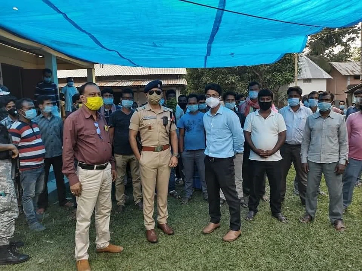 पश्चिम बंगालः हिंसा से डर कर 300 से अधिक भाजपा कार्यकर्ता पहुंचे असम: डॉ विश्वशर्मा