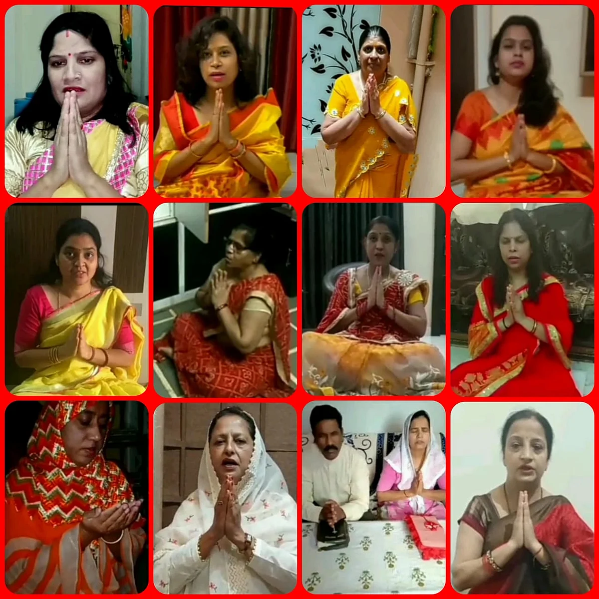 शिवपुरी: कोरोना महामारी को खत्म करने के लिए जेसीआई महिलाओं ने की सामूहिक प्रार्थना
