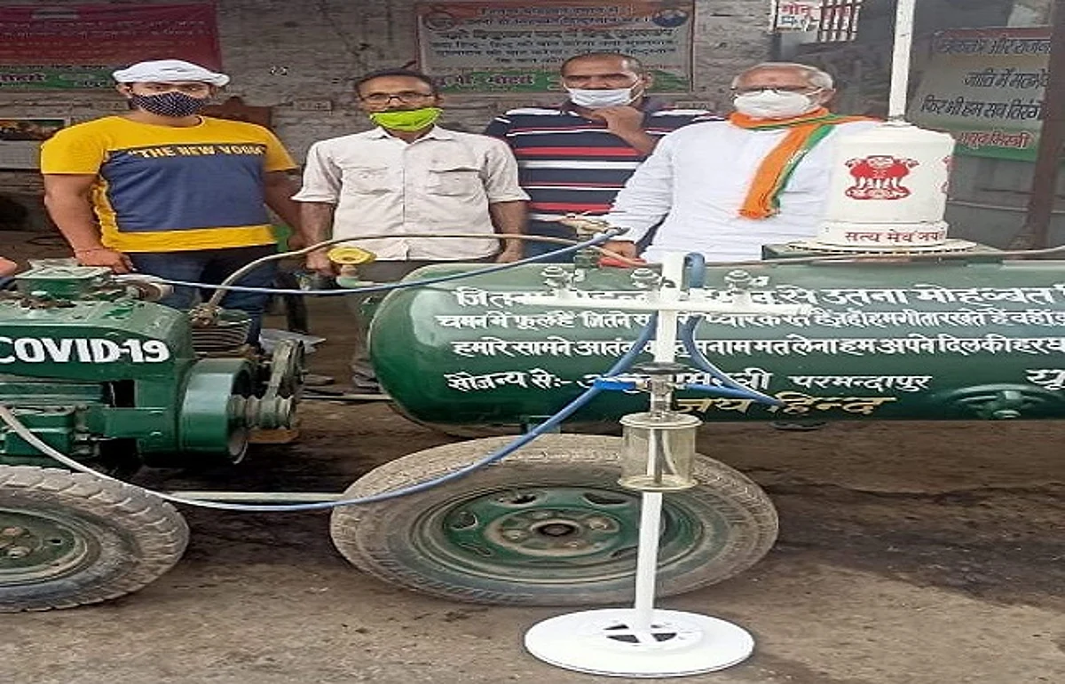 कमाल : बलिया के अयूब मिस्त्री ने जुगाड़ से तैयार कर दिया देसी 'ऑक्सीजन प्लांट'