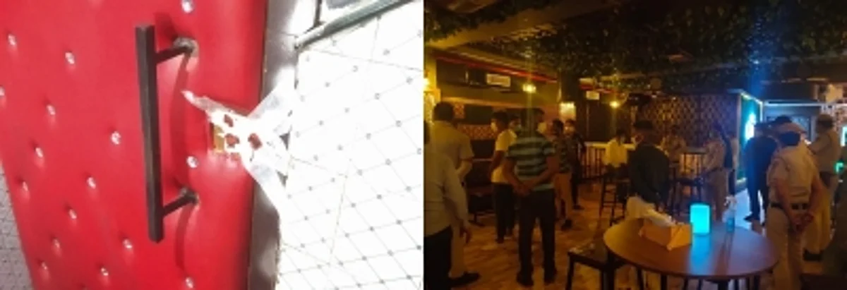 कोविड मानदंडों का उल्लंघन:दिल्ली के बार और रेस्तरां पर पुलिस ने मारा छापा