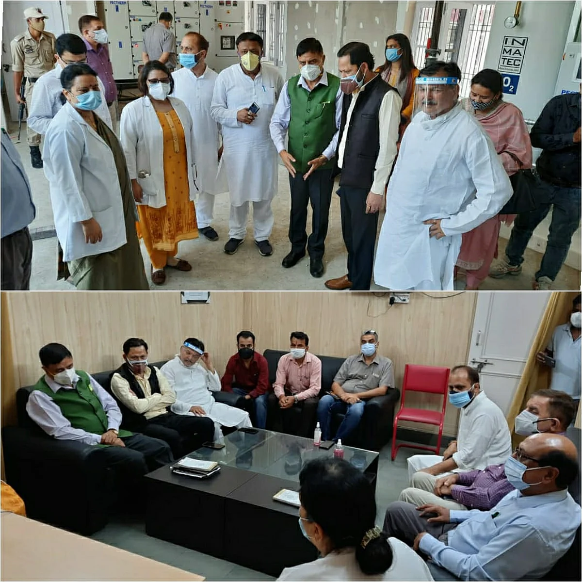 डीडीसी अध्यक्ष कठुआ ने जीएमसी कठुआ का दौरा कर कोविड प्रबंधन प्रयासों की समीक्षा की
