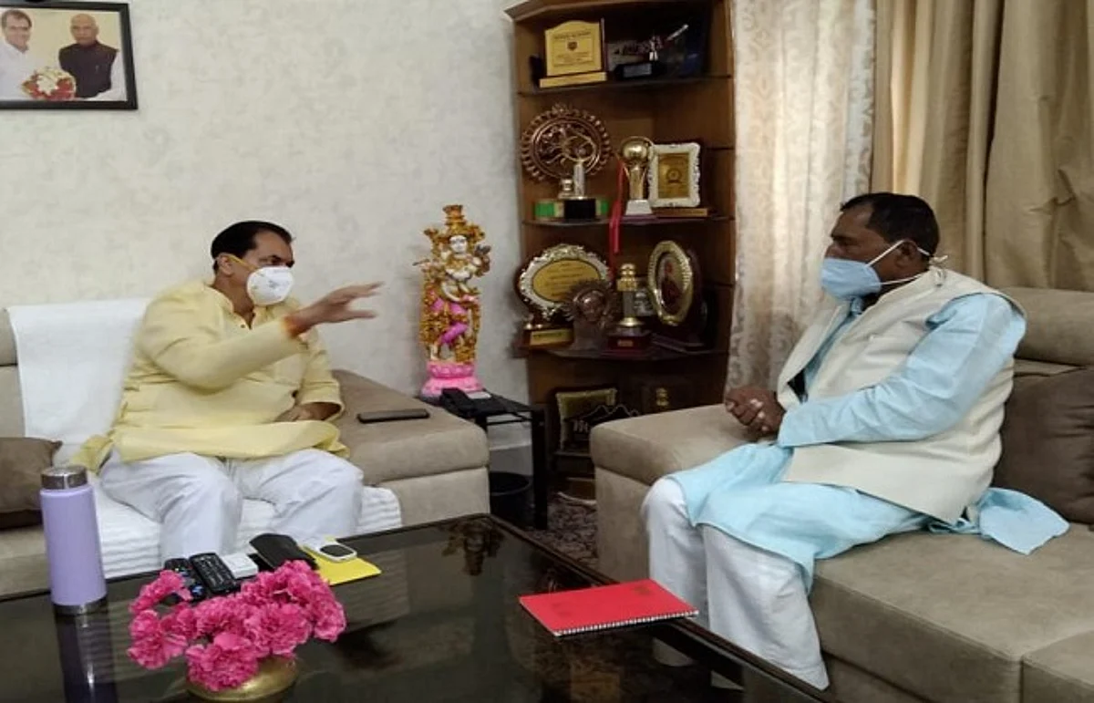 पेयजल मंत्री ने विधानसभा अध्यक्ष से की भेंट