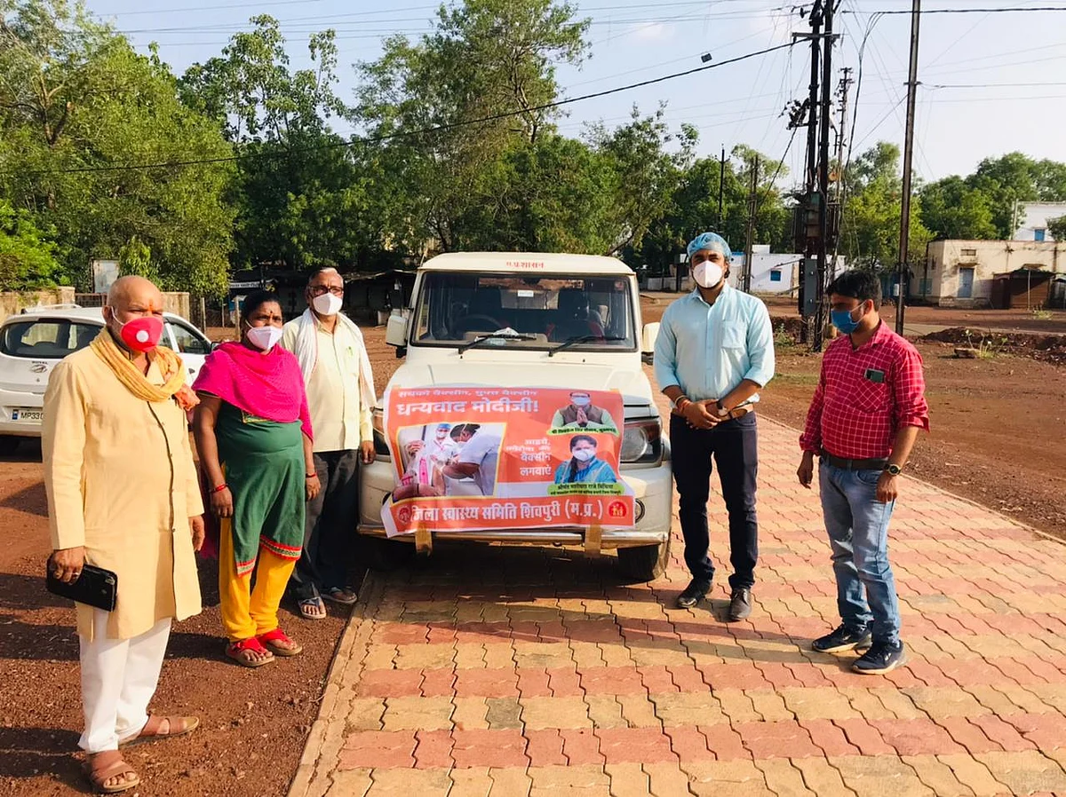 शिवपुरी में सात दिवस में 1.02 लाख लोगों को टीका लगाने का लक्ष्य