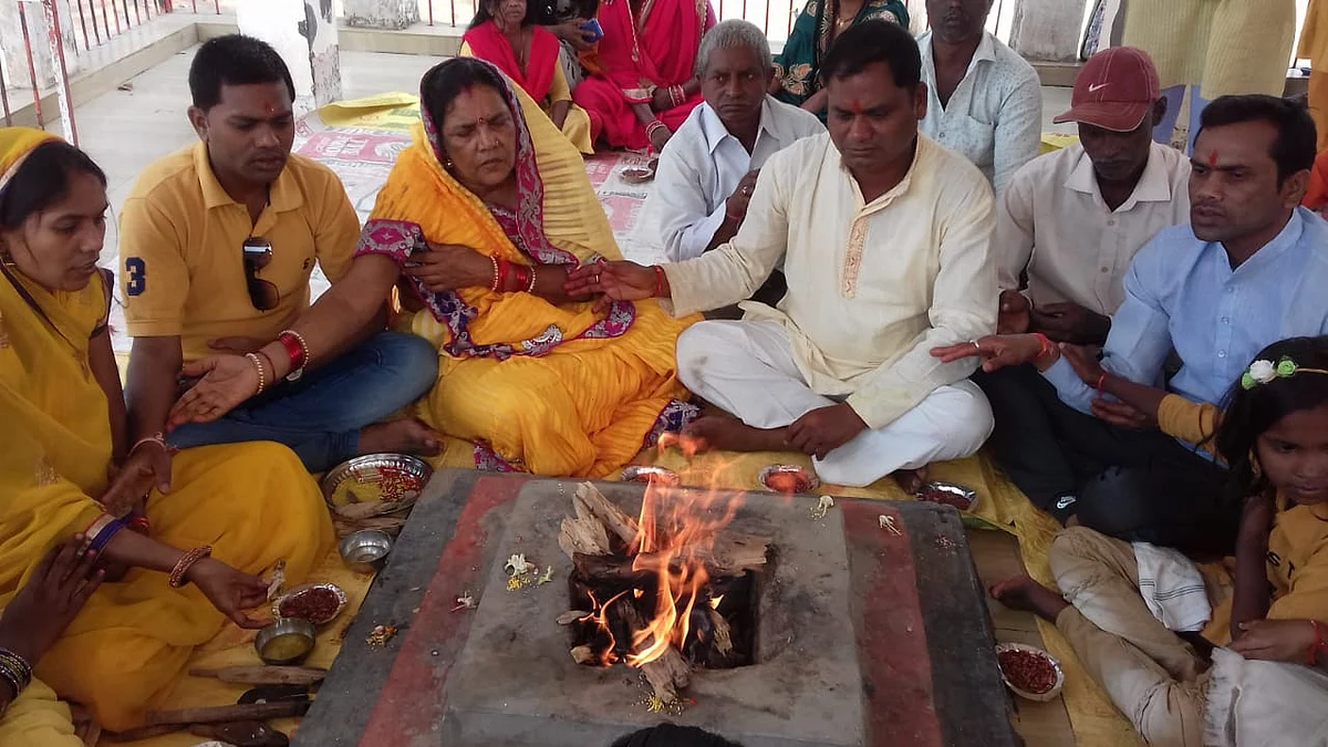 धमतरी : गायत्री अभियान साधना का समापन