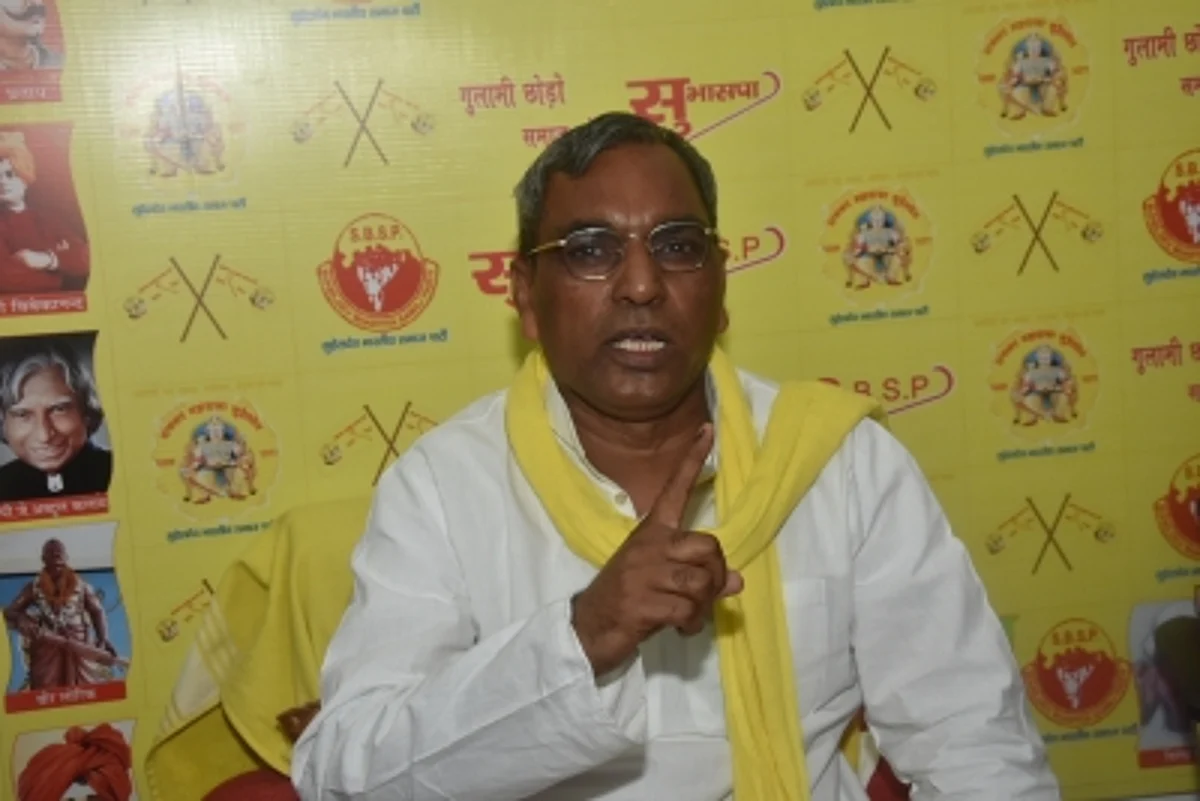ओमप्रकाश राजभर बोले, भाजपा डूबती नैया, हम नहीं होंगे सवार