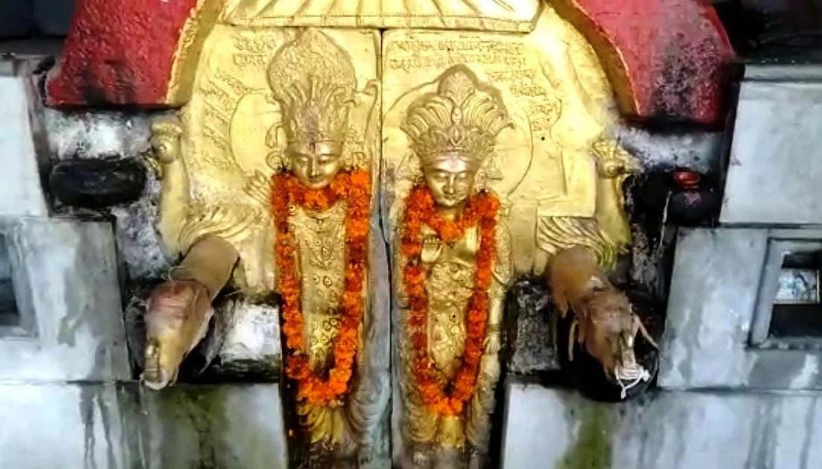 नृसिंह मंदिर की पौराणिक दंड धारा सूख गई
