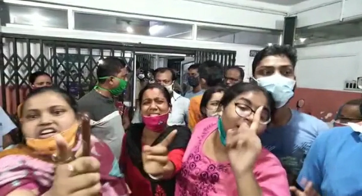 मरीज की मौत के बाद नर्सिंग होम में तोड़फोड़