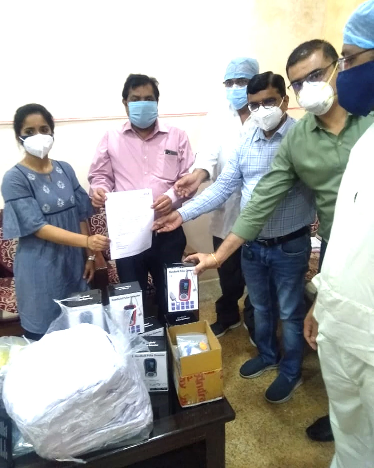 इप्का ने जिला अस्पताल में भेंट की सामग्री