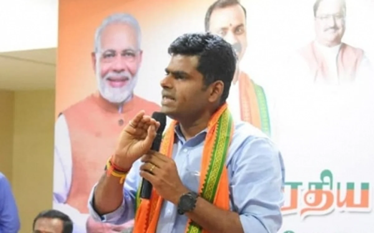 तमिलनाडु भाजपा के नए अध्यक्ष के. अन्नामलाई शुक्रवार को संभालेंगे कार्यभार
