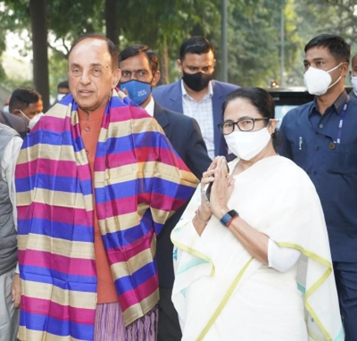 सुब्रमण्यम स्वामी ने की ममता बनर्जी से मुलाकात