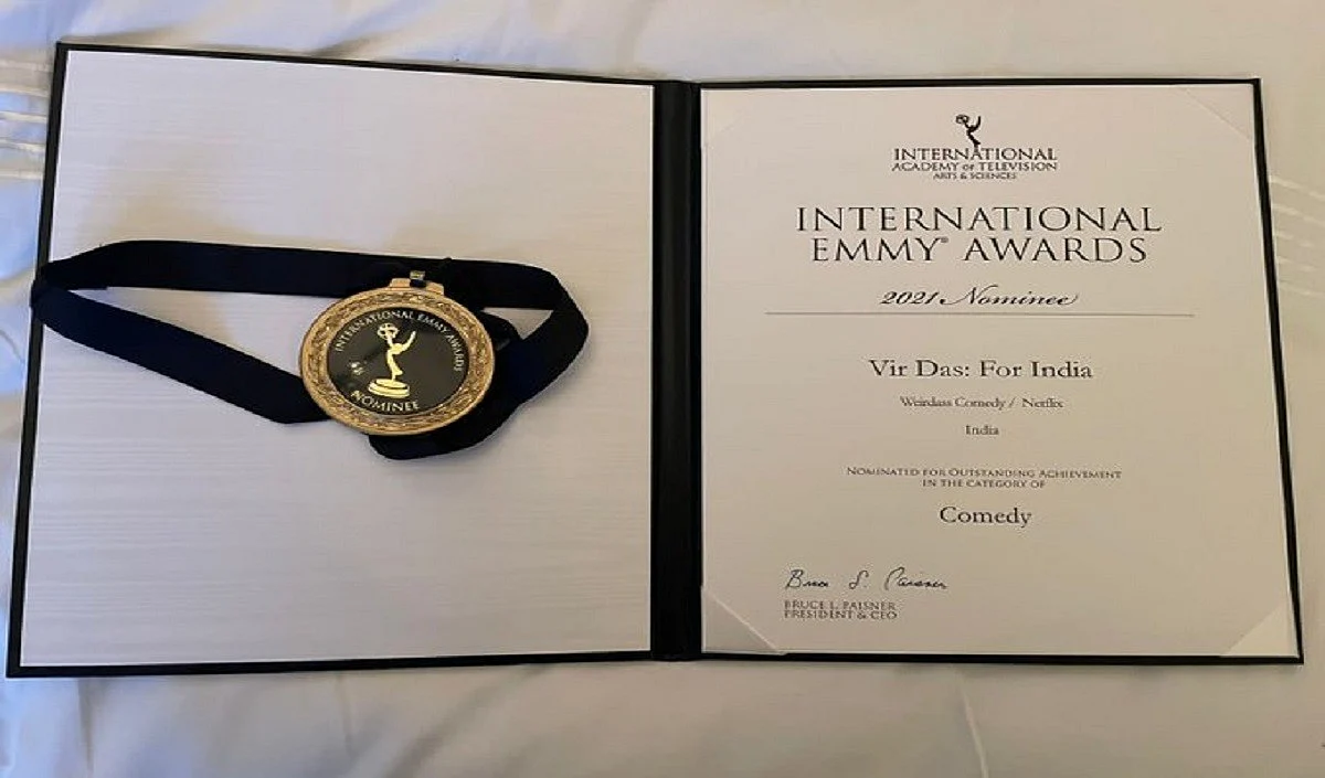 वीर दास के हाथ नहीं लगी Emmy Awards, ट्वीटर पर लिखा- देश का प्रतिनिधित्व करना सम्मान की बात