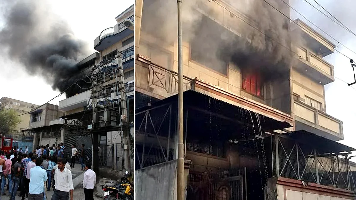 दिल्ली : फैक्ट्री में विस्फोट के बाद आग का तांडव; मची भयंकर तबाही