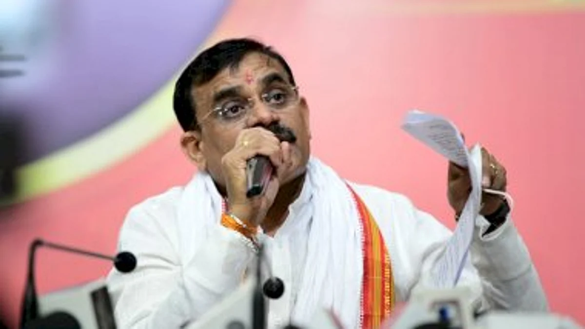 BJP प्रदेशाध्यक्ष वीडी शर्मा का बयान,झूठ बोलना कांग्रेस नेताओं की है आदत
