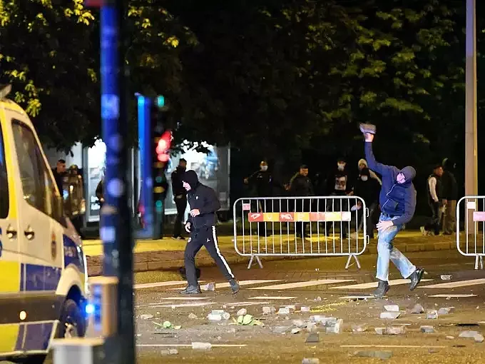 Sweden Malmo Riot