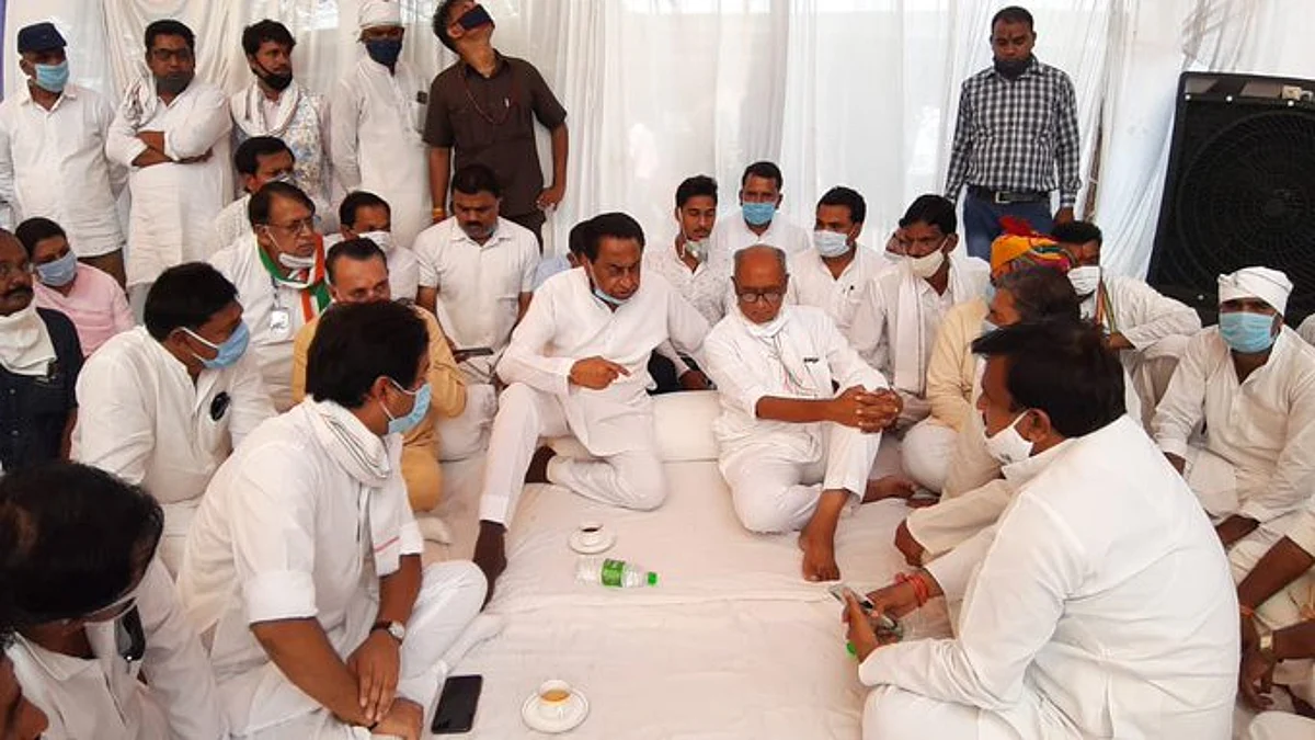 कमलनाथ समेत कई नेताओं ने दिवंगत MLA गोवर्धन के निवास पहुंचकर दी श्रद्धांजलि