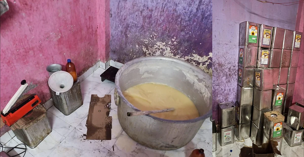 सबसे बड़ा सवाल : क्या अकेला इतना बड़ा नकली घी का कारखाना चला सकता है?