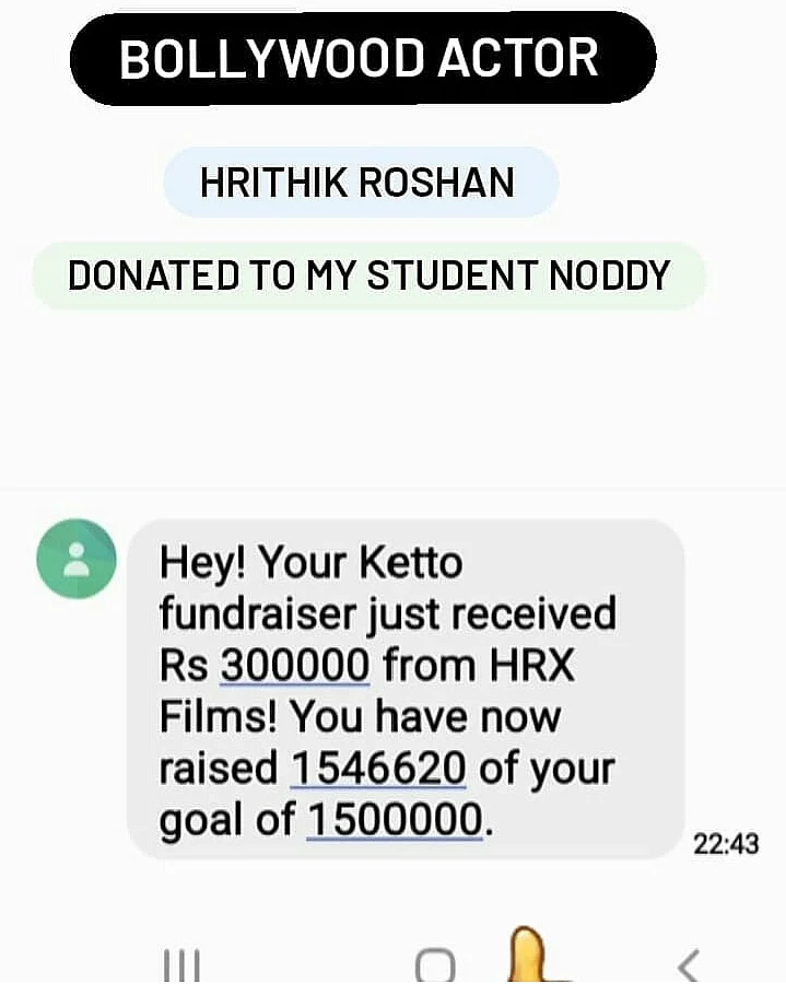ऋतिक रोशन ने की बैले डांसर की मदद