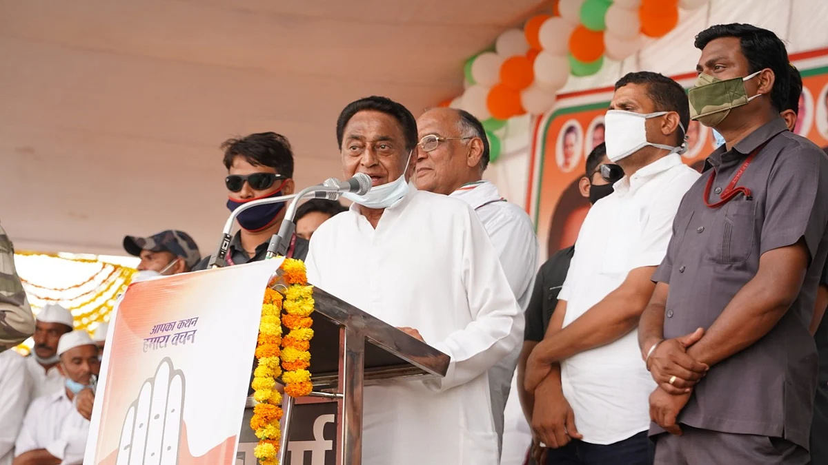 बमोरी में शेर की तरह दहाड़े कमलनाथ! शिवराज-सिंधिया को घेरते हुए कही ये बात