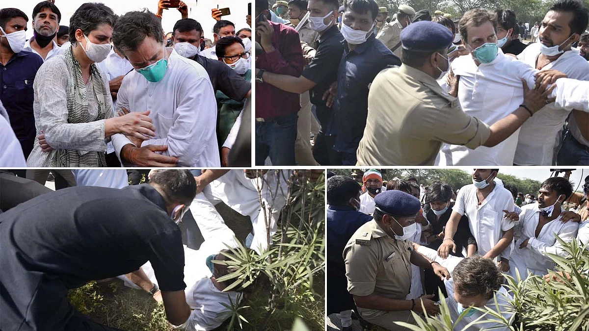 हाथरस कांड: राहुल गांधी के साथ कथित दुर्व्यवहार पर हो रही जबरदस्त आलोचना