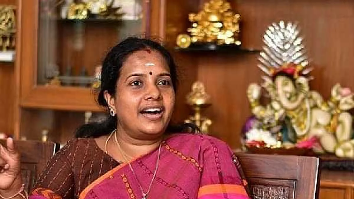 BJP महिला मोर्चा की राष्ट्रीय अध्यक्ष श्रीमती वानती श्रीनिवासन नियुक्त