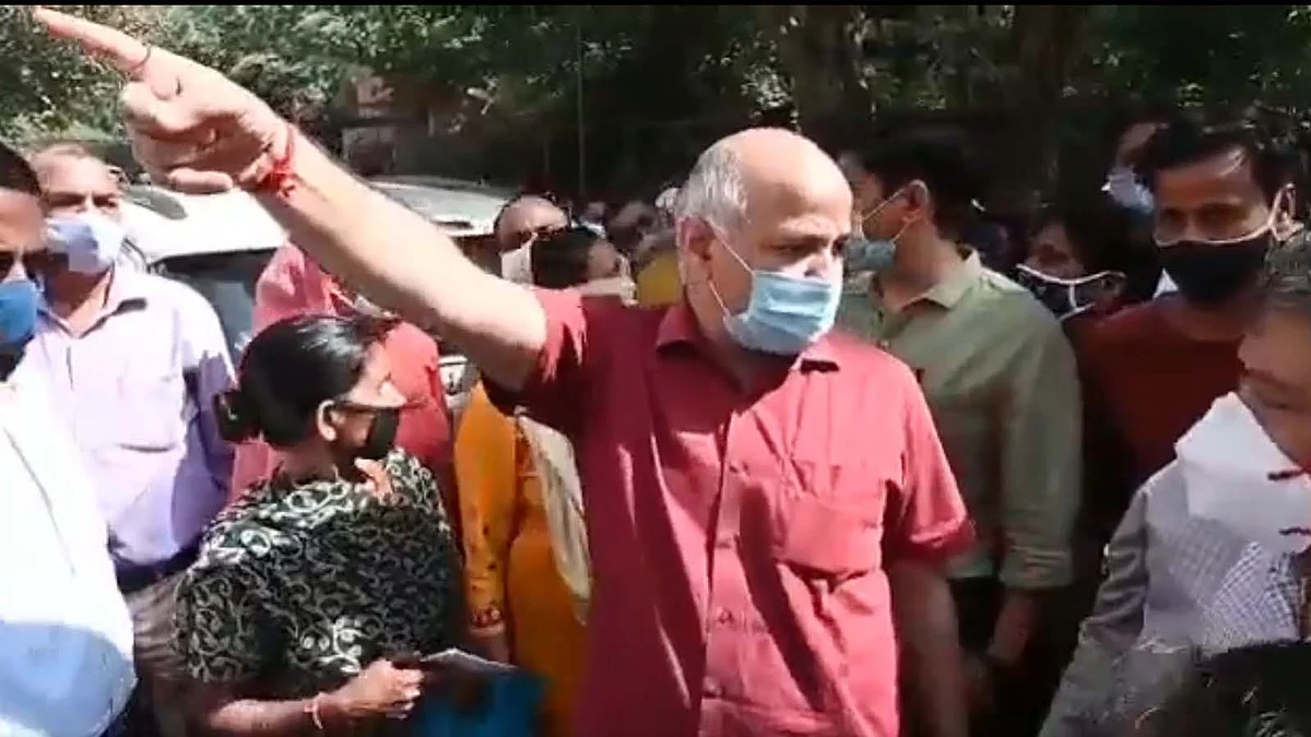 दिल्ली: सिसोदिया ने मजदूरों का हाल जांच कर विभिन्न खामियों पर लिया एक्शन