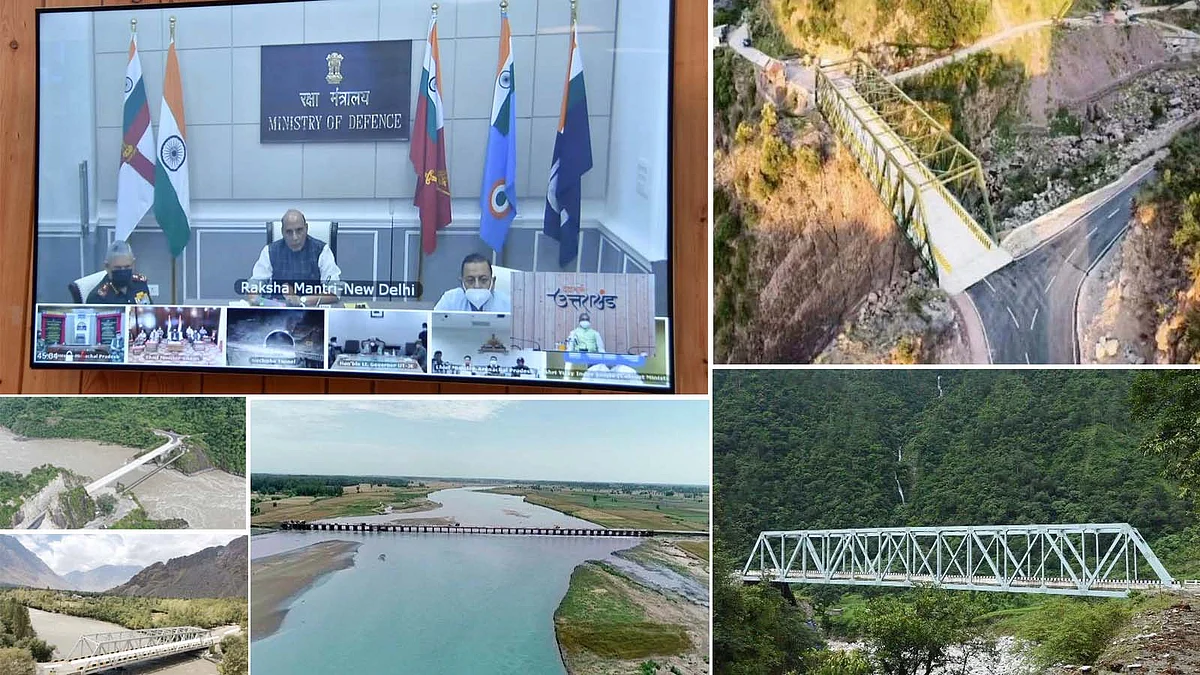 भारत ने बनाया एक बड़ा रिकॉर्ड-सीमा से सटे क्षेत्रों में 44 पुलों का उद्घाटन