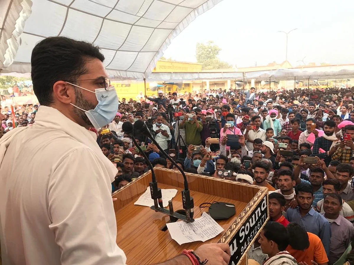ग्वालियर : सचिन पायलट ने शिवराज और केंद्र सरकार को जमकर कोसा