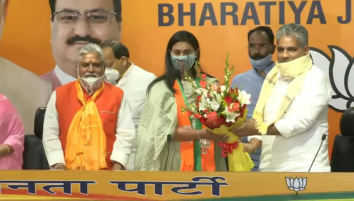 बिहार: नेशनल शूटर श्रेयसी सिंह की राजनीति में एंट्री- BJP की ज्वाइन