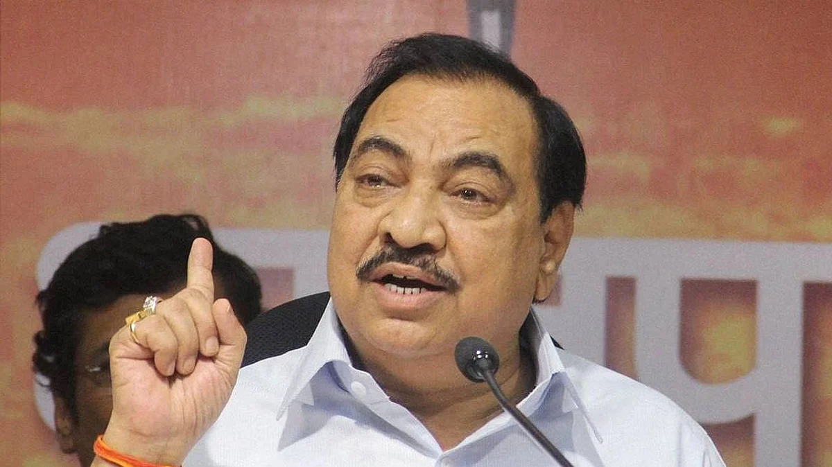 महाराष्ट्र BJP को तगड़ा झटका- वरिष्ठ नेता एकनाथ खडसे ने छोड़ी पार्टी