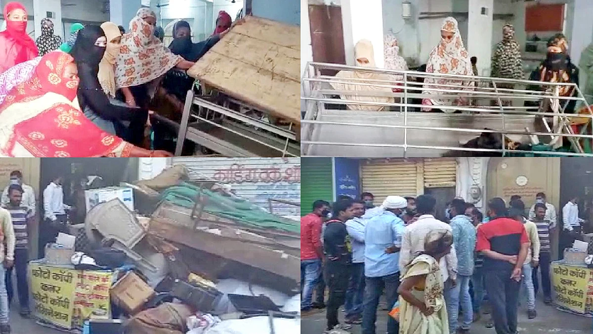 बदमाशों की फब्तियों से परेशान महिलाओं ने की दुकानों में तोड़फोड़, केस दर्ज