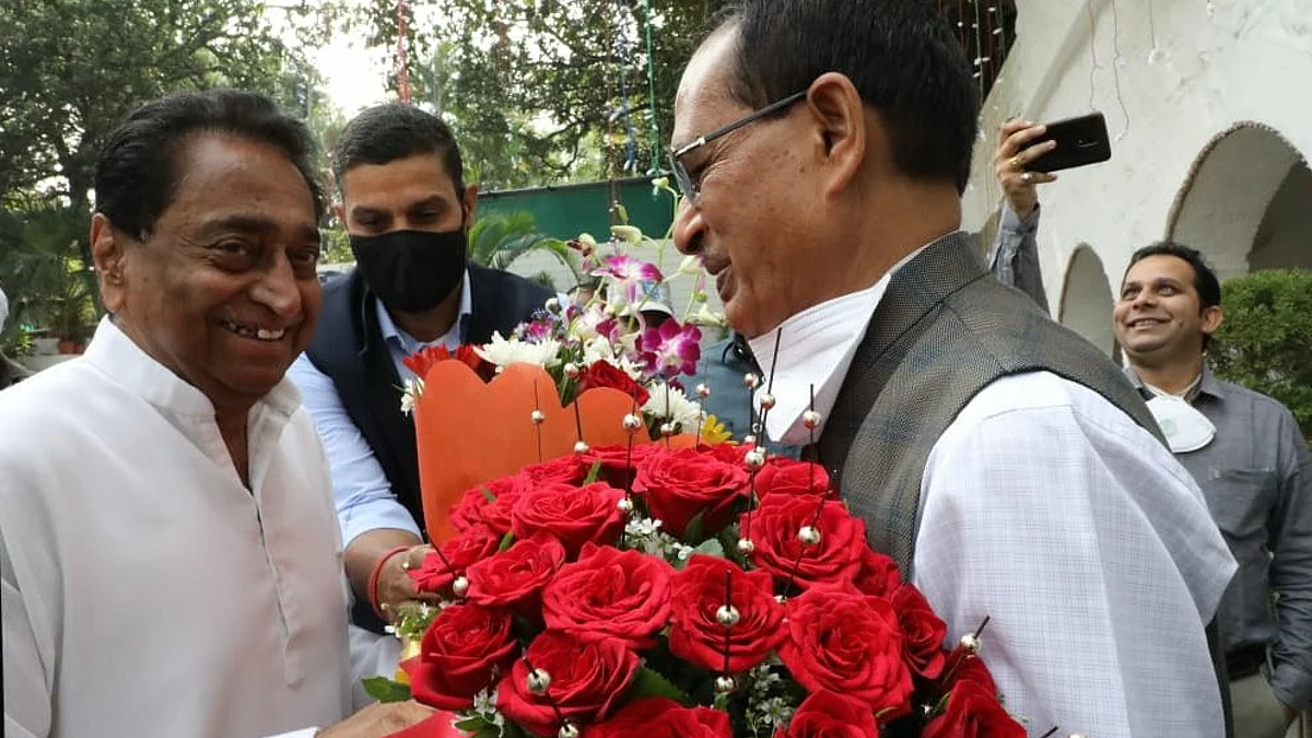 हार के दर्द को भूलकर शिव से मिले नाथ, गुलदस्ता भेंट कर दी शुभकामनाएं