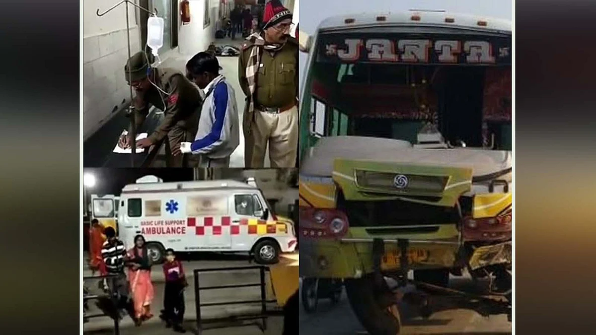 सतना में हुआ सड़क हादसा: तेज रफ्तार बस अनियंत्रित होकर पलटी, कई लोग घायल