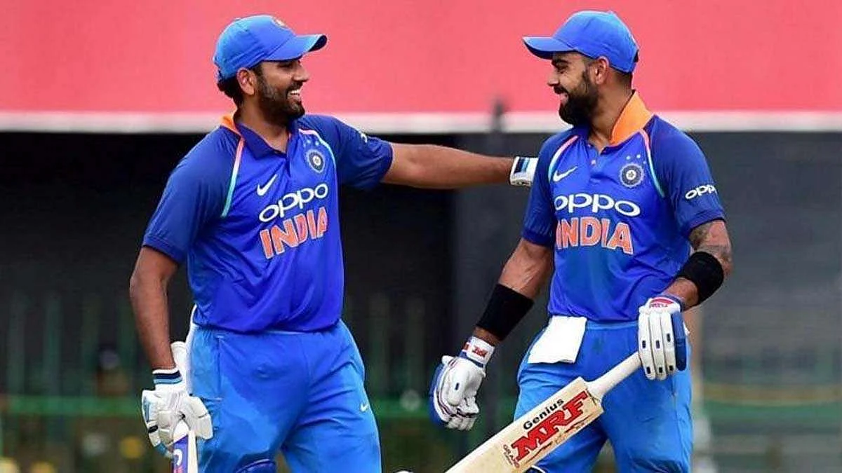 बल्लेबाजों की सूची में शीर्ष दो स्थान पर बने हुए हैं विराट व रोहित