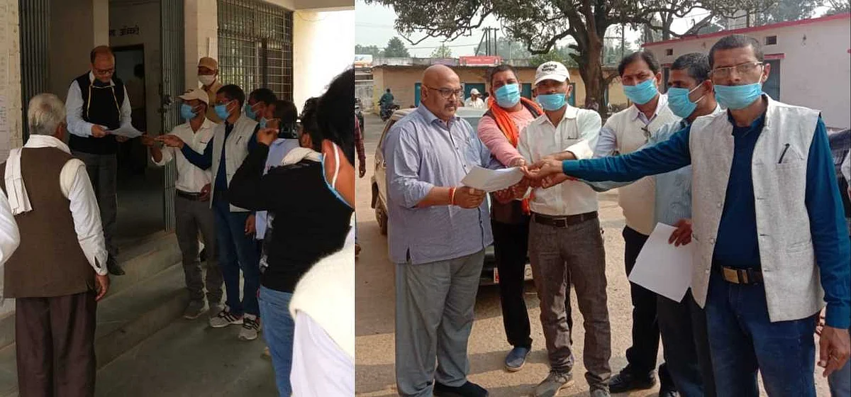 झखरावल पंचायत में हुए भ्रष्टाचार के खिलाफ ग्राम वासियों ने खोला मोर्चा