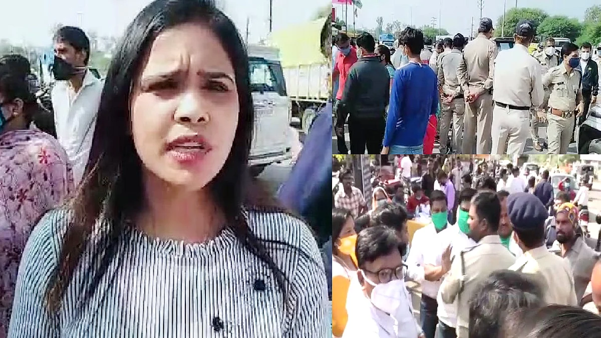 BJP और कांग्रेस के कार्यकर्ता आमने-सामने आने पर रानी बौरासी ने की शिकायत
