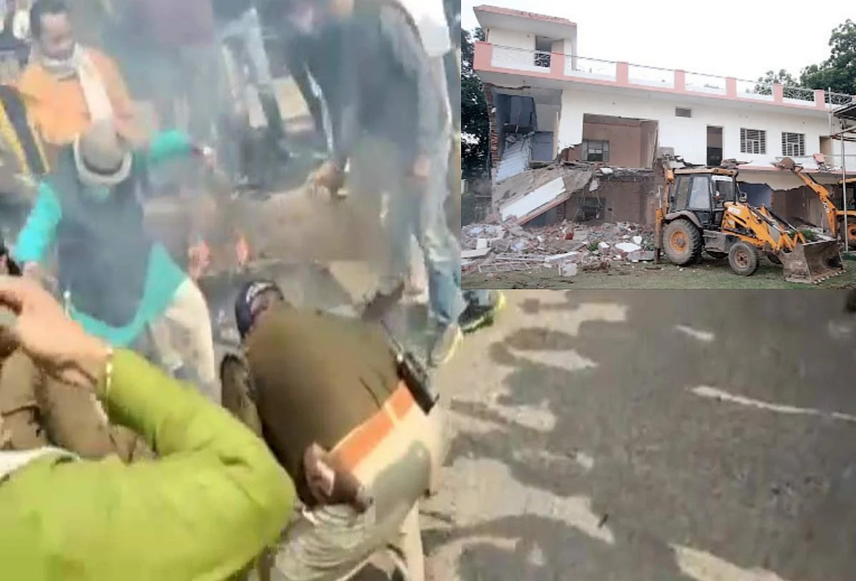 ग्वालियर : दोपहर में फूंके सिंधिया के पुतले, शाम को तोड़ा बालाजी गार्डन