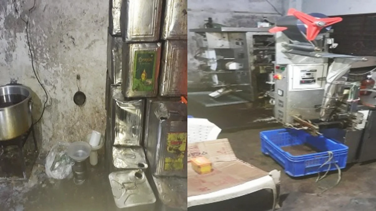 भोपाल: खाद्य विभाग की टीम ने 'नकली घी' बनाने वाली फैक्ट्री पर मारा छापा
