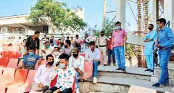 बिना मास्क के पकड़े गए 91 लोगों को भेजा खुली जेल
