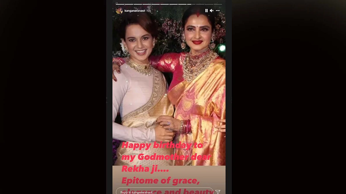 Kangana Ranaut wishes Rekha on her 67th birthday