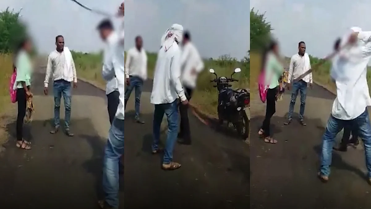 बेरहमी से पिटाई का मामला: हरदा में युवक-युवती को लात घूंसों और बेल्ट से पीटा