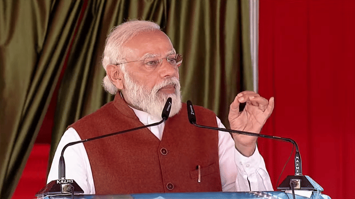 उत्तर प्रदेश के बलरामपुर में PM मोदी- सरयू नहर राष्ट्रीय परियोजना राष्ट्र को की समर्पित